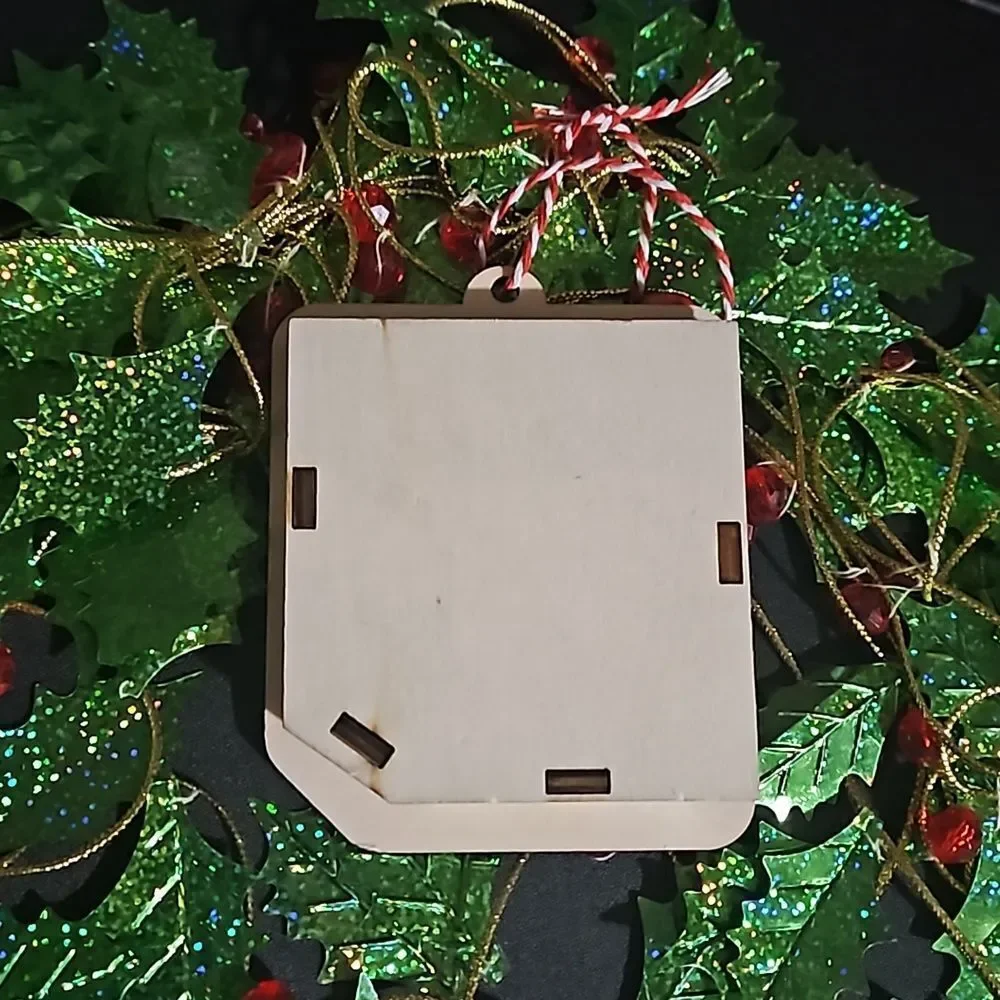 Wooden 🎁 Gaming Money Red Ornament Money / Bill Holder NWOT